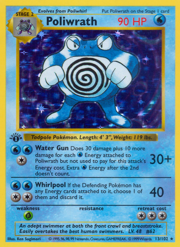 Poliwrath — illustrated card
