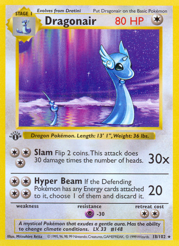 Dragonair — illustrated card
