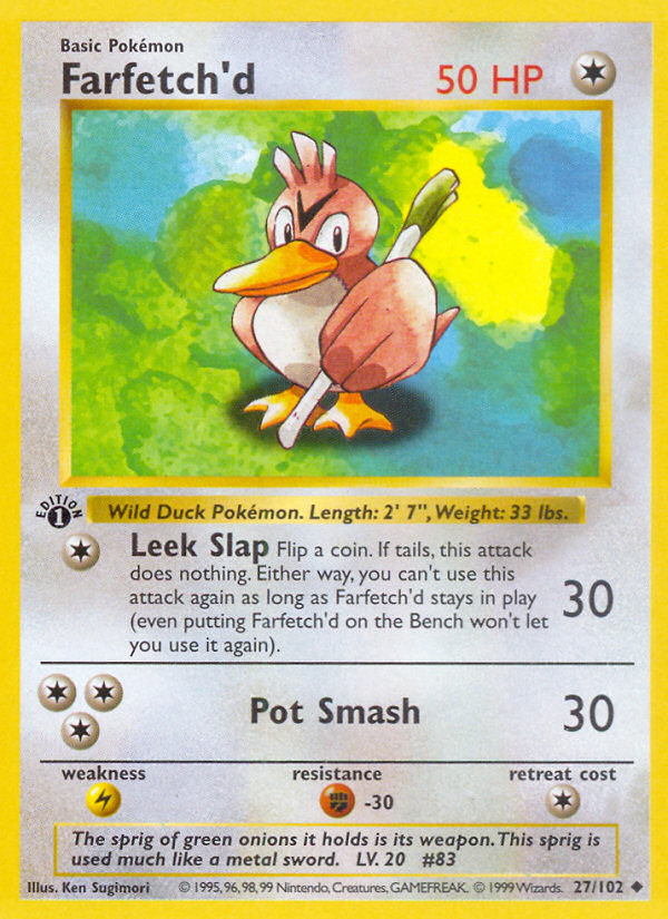 Farfetch'd — illustrated card