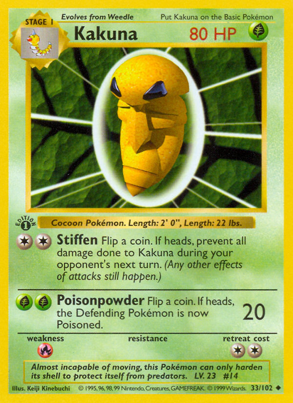 Kakuna — illustrated card
