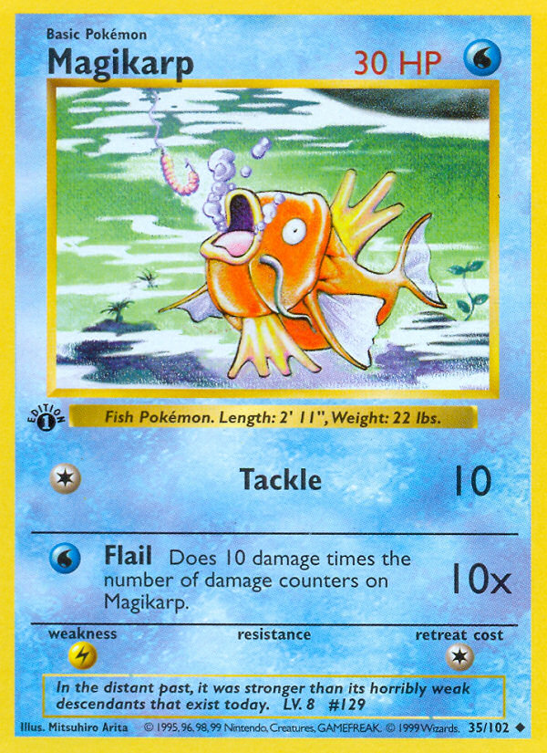 Magikarp — illustrated card