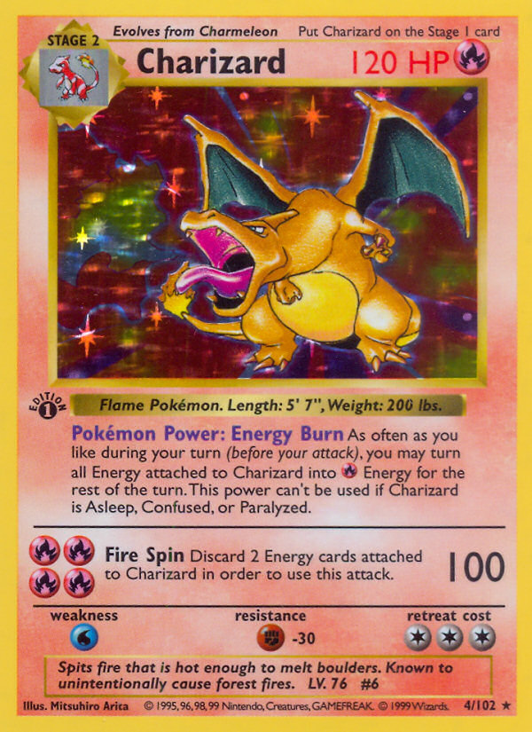 Charizard — illustrated card