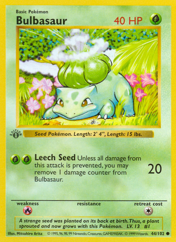 Bulbasaur — illustrated card