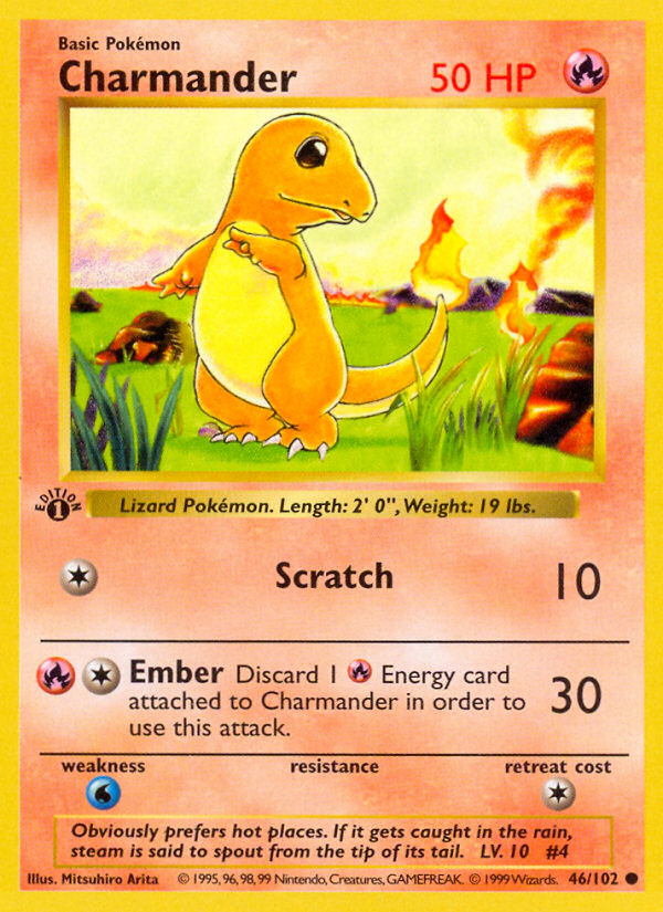 Charmander — illustrated card