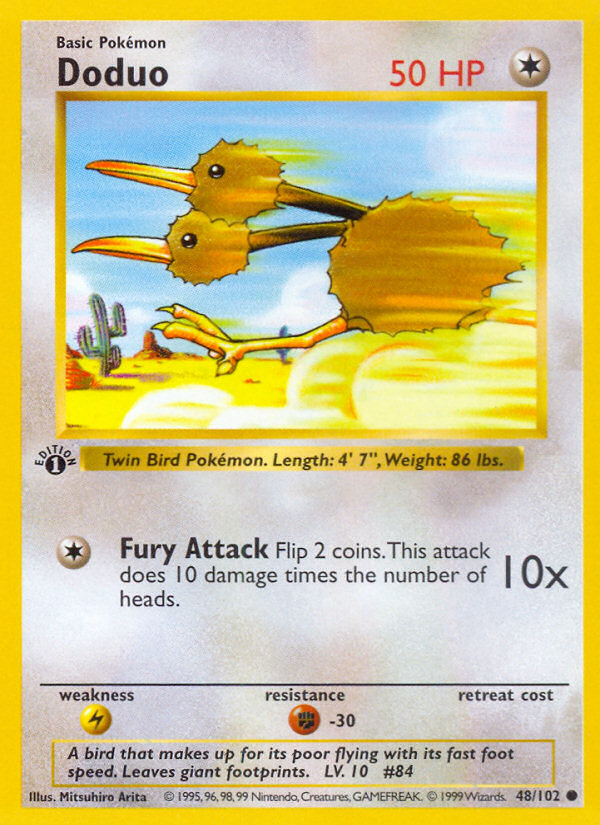 Doduo — illustrated card