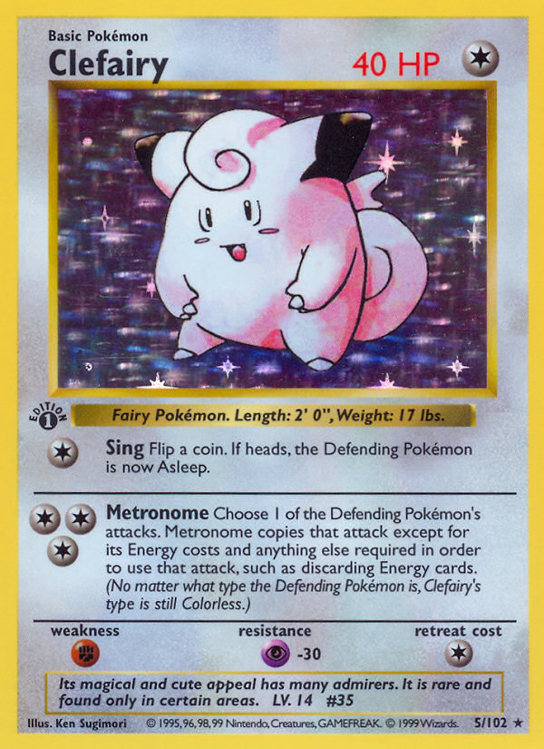 Clefairy — illustrated card