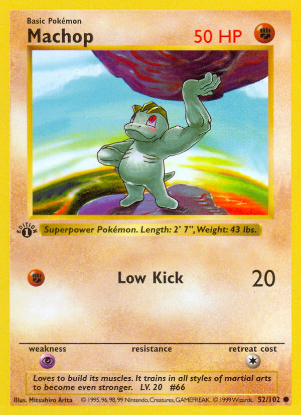 Machop — illustrated card