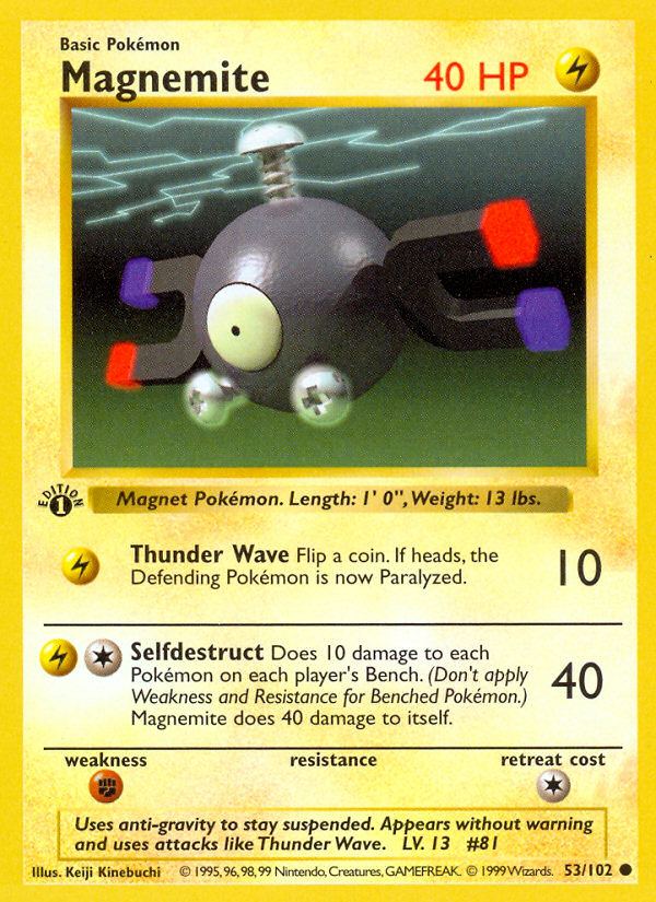 Magnemite — illustrated card