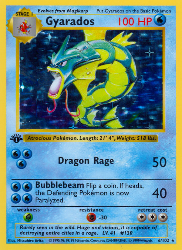 Gyarados — illustrated card