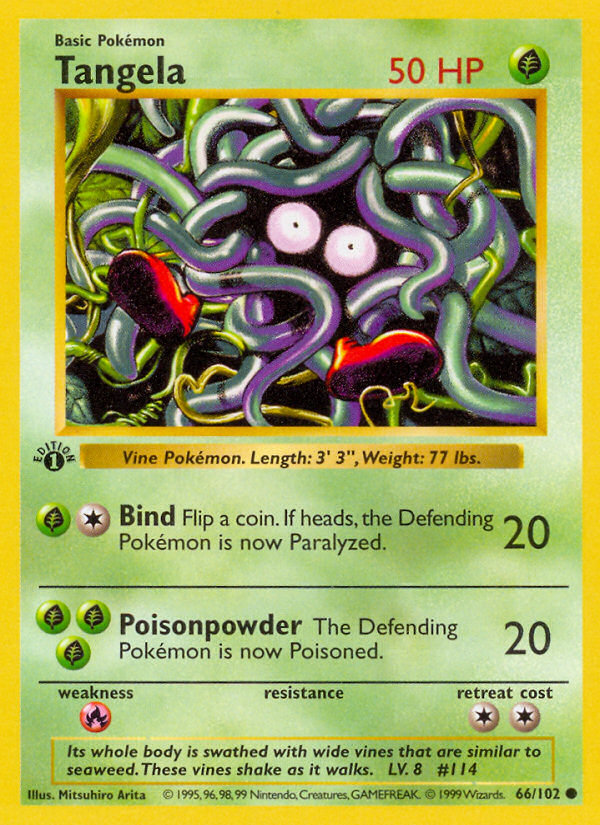 Tangela — illustrated card