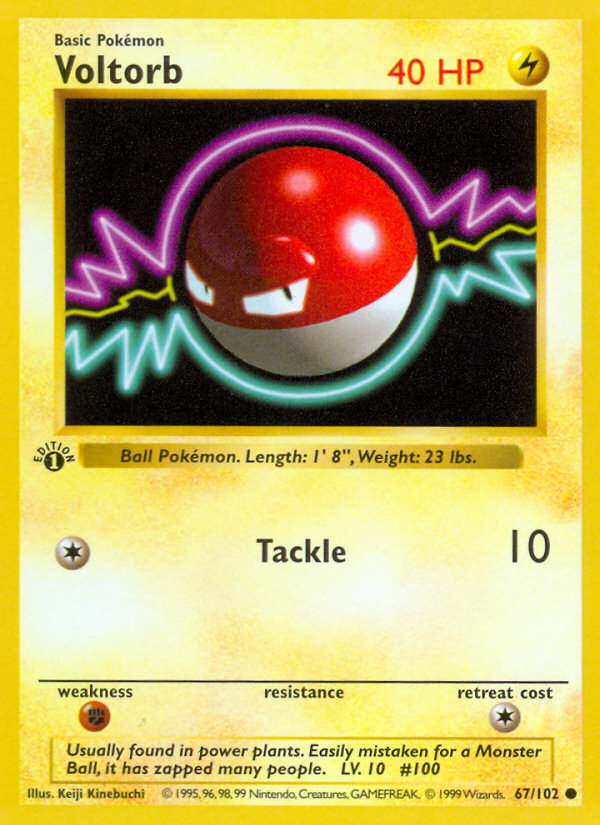 Voltorb — illustrated card