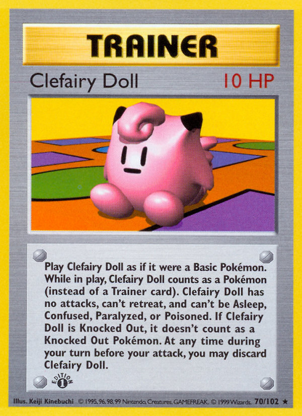 Clefairy Doll — illustrated card