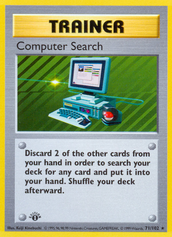 Computer Search — illustrated card
