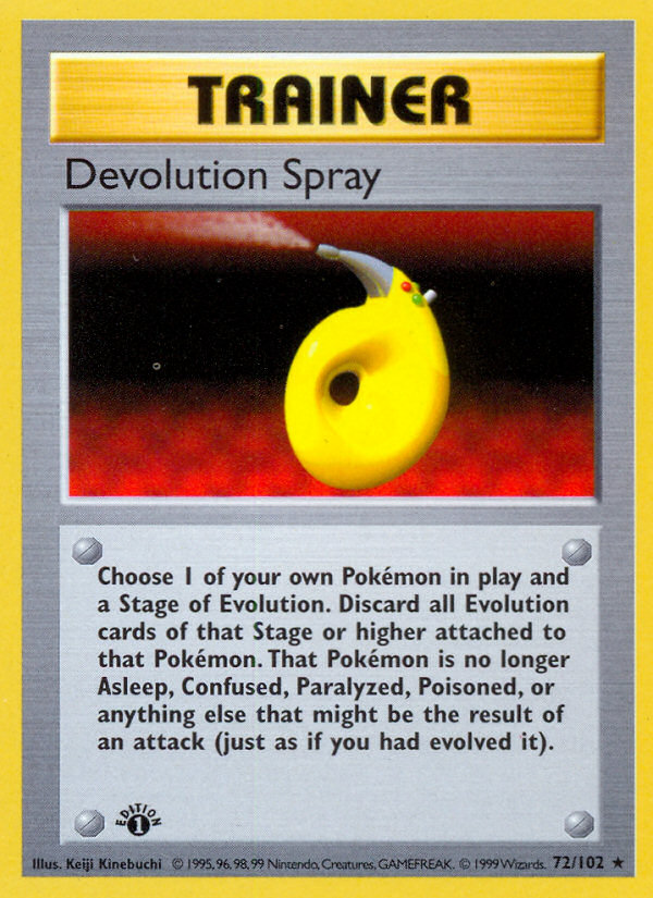 Devolution Spray — illustrated card