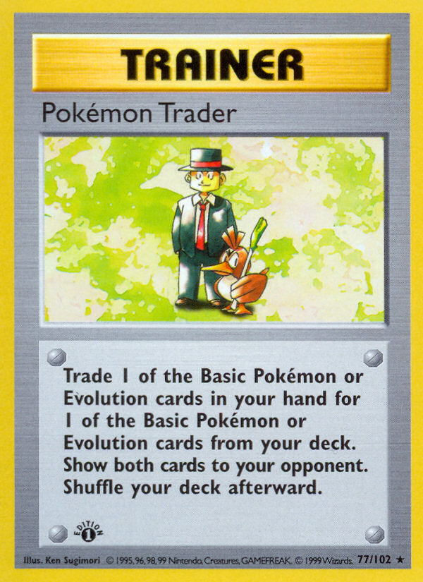 Pokémon Trader — illustrated card