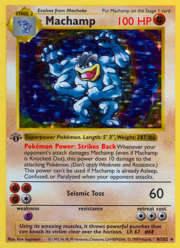 Machamp — illustrated card