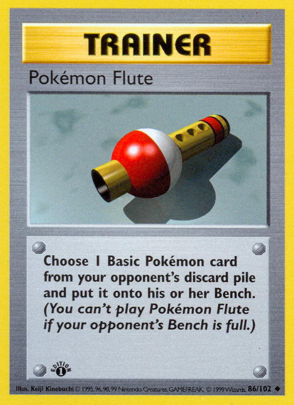 Pokémon Flute — illustrated card