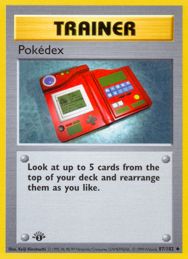 Pokédex — illustrated card
