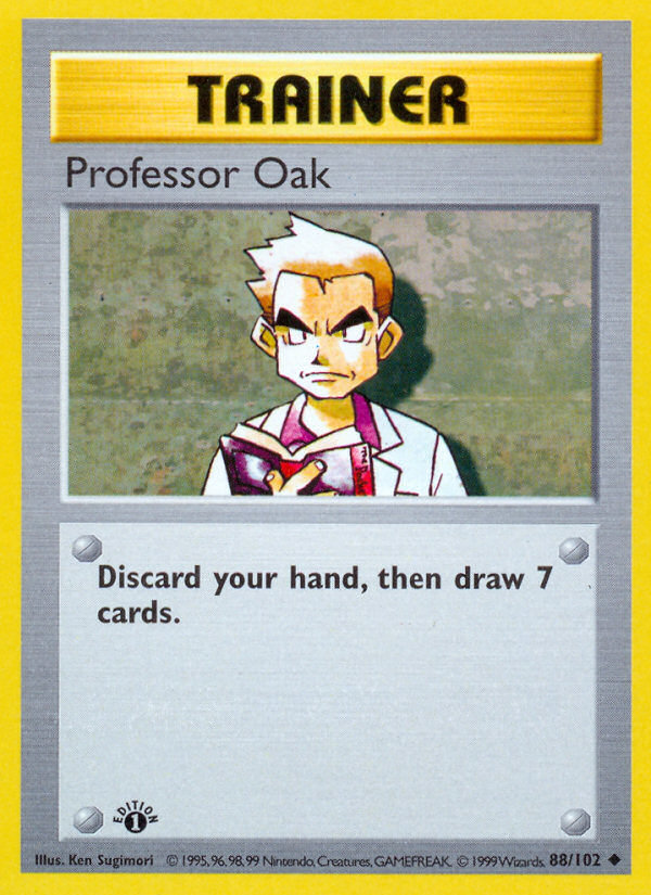 Professor Oak — illustrated card