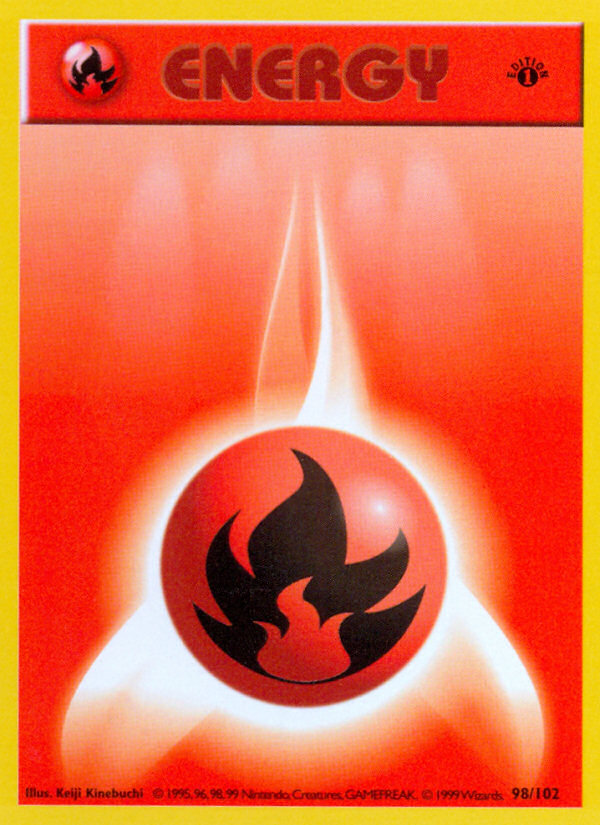 Fire Energy — illustrated card