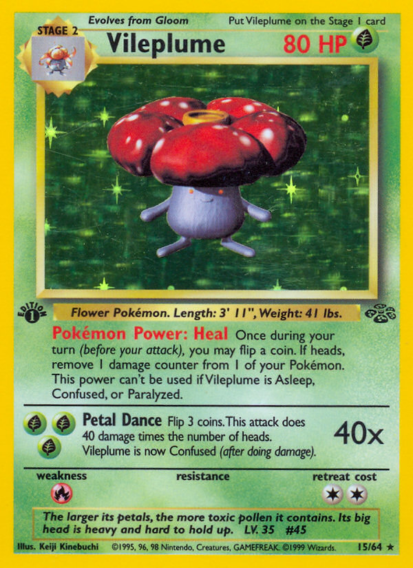 Vileplume — illustrated card