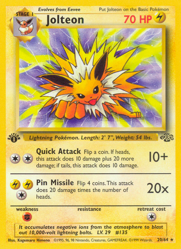 Jolteon — illustrated card