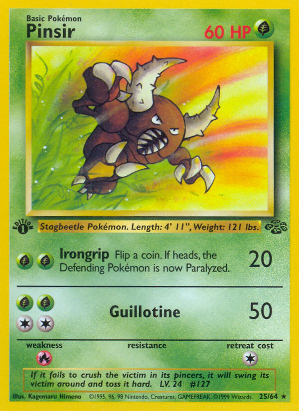 Pinsir — illustrated card