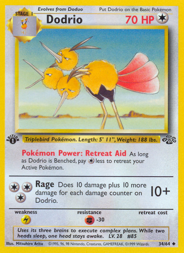 Dodrio — illustrated card