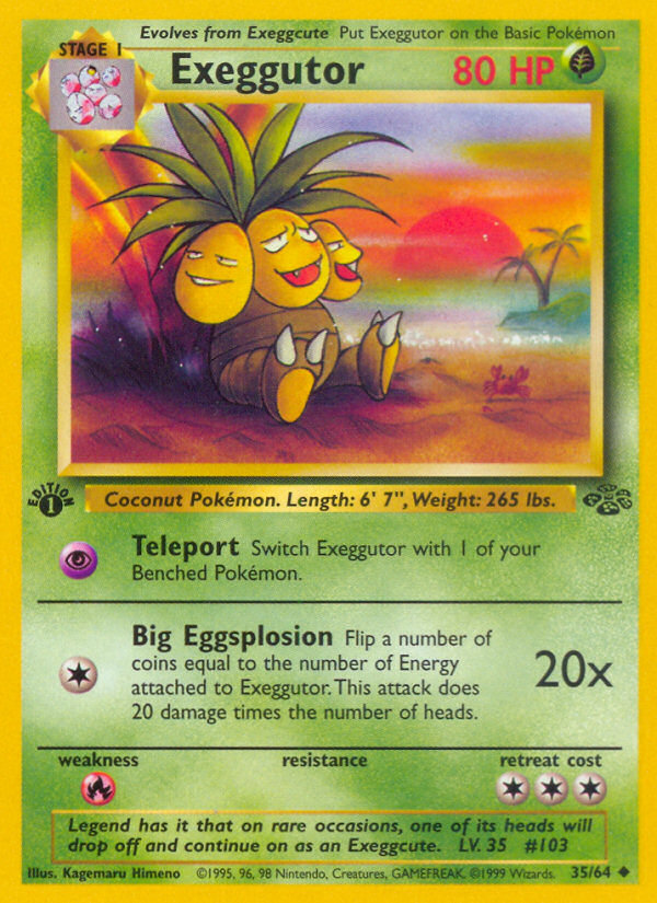 Exeggutor — illustrated card