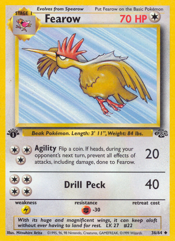 Fearow — illustrated card