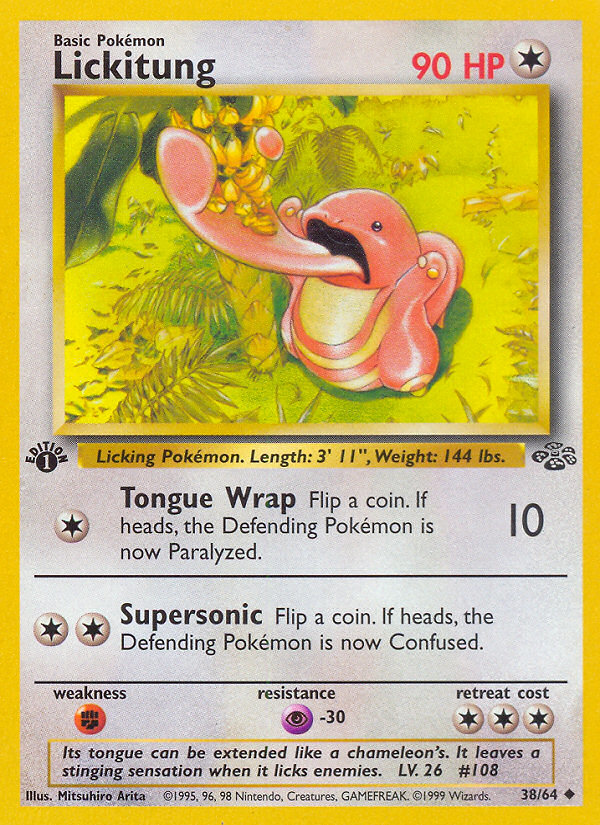 Lickitung — illustrated card