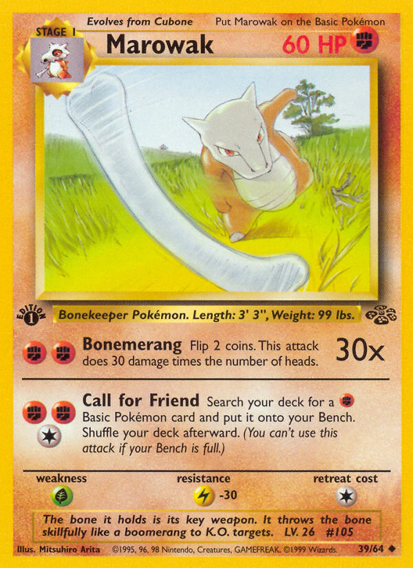 Marowak — illustrated card