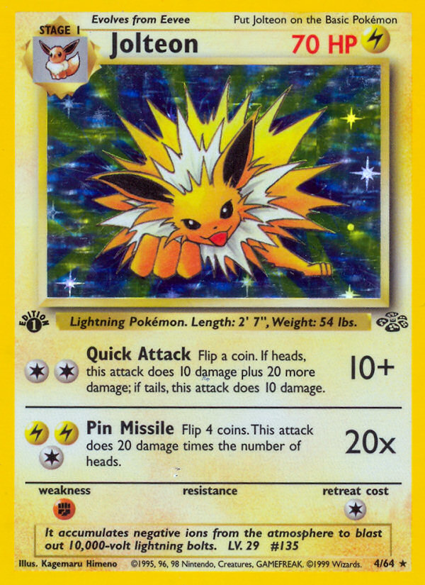 Jolteon — illustrated card