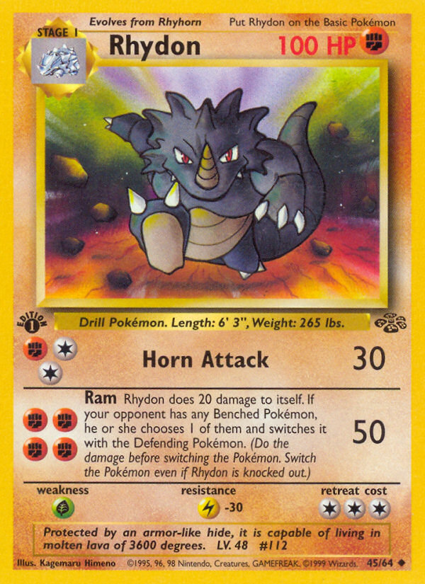 Rhydon — illustrated card