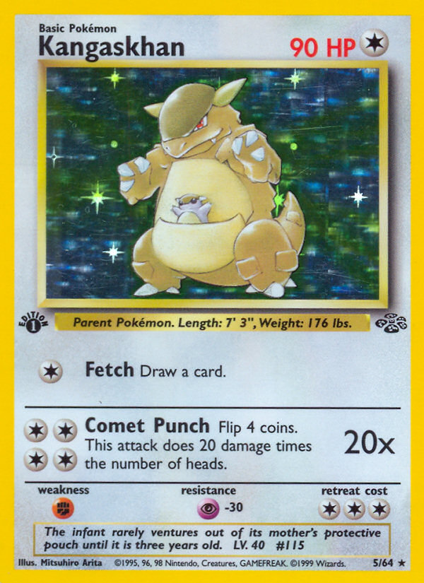 Kangaskhan — illustrated card