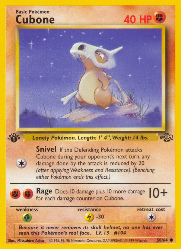 Cubone — illustrated card