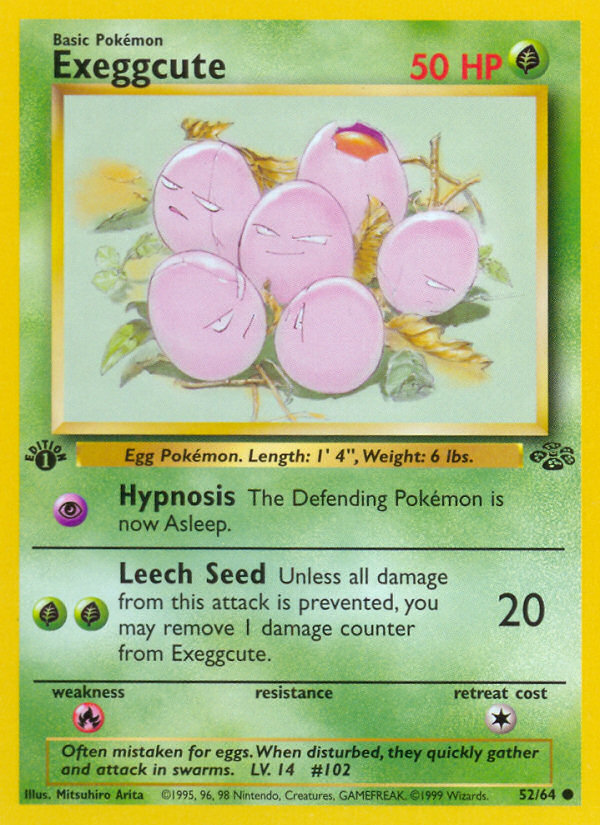 Exeggcute — illustrated card