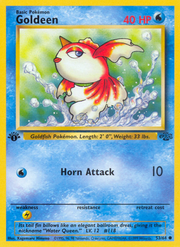 Goldeen — illustrated card