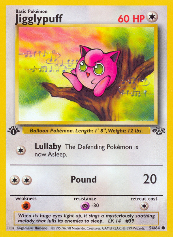 Jigglypuff — illustrated card
