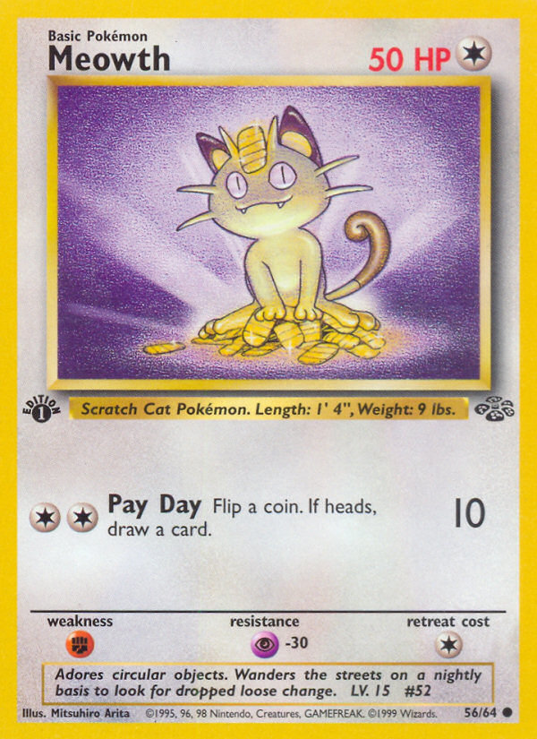Meowth — illustrated card