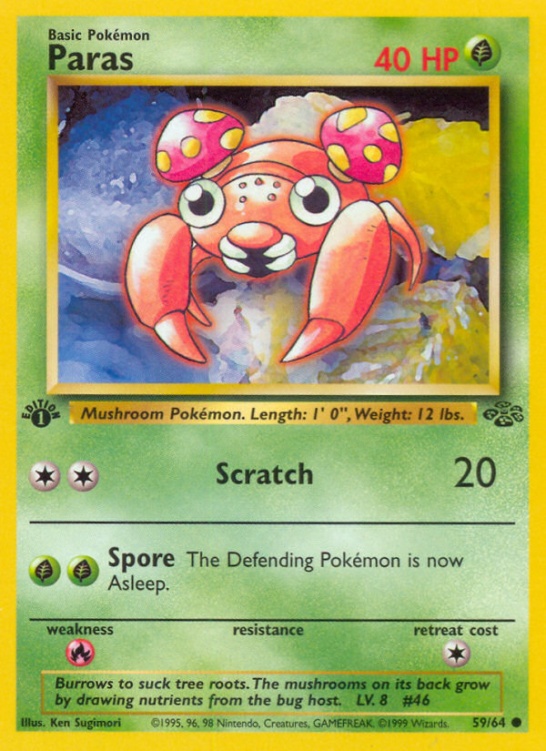 Paras — illustrated card