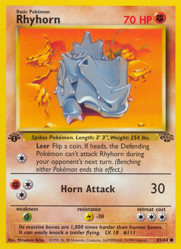 Rhyhorn — illustrated card