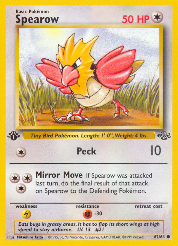 Spearow — illustrated card