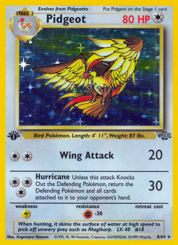 Pidgeot — illustrated card