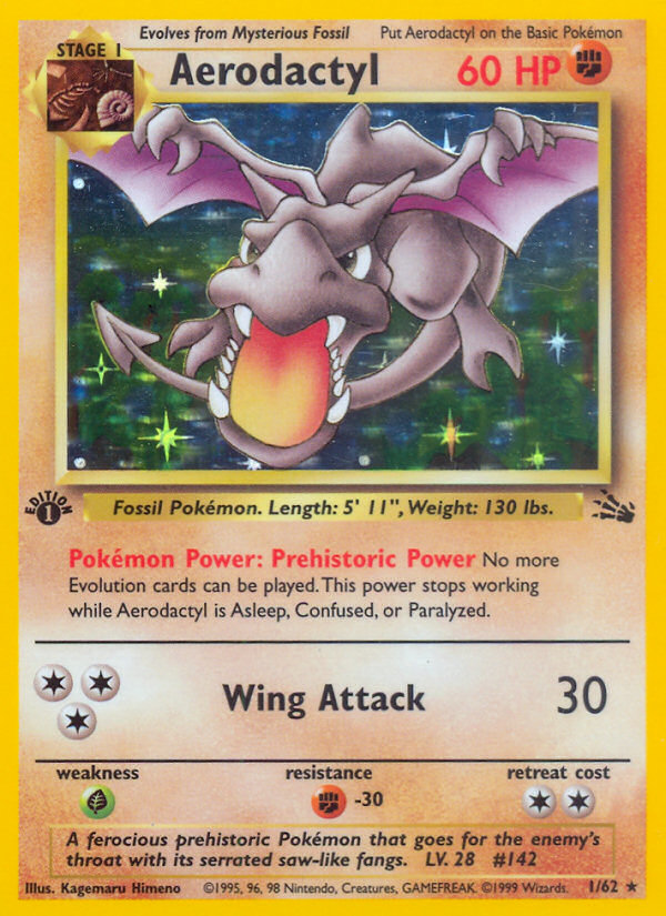 Aerodactyl — illustrated card