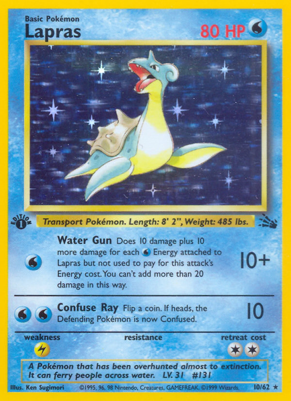 Lapras — illustrated card