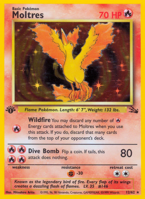Moltres — illustrated card