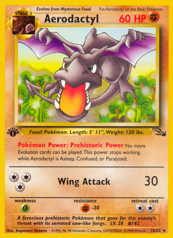 Aerodactyl — illustrated card