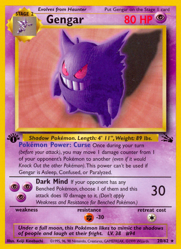 Gengar — illustrated card