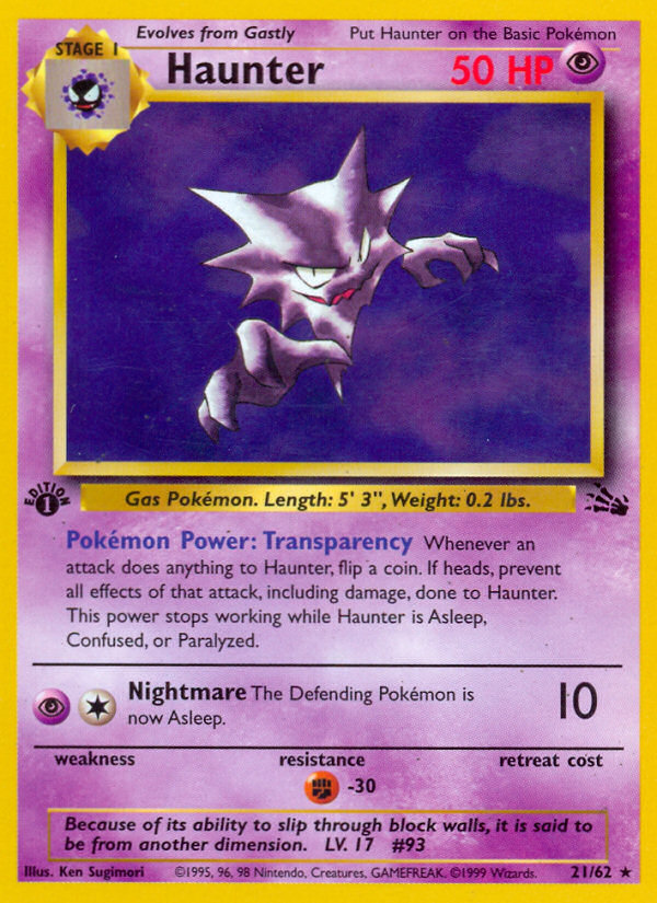 Haunter — illustrated card